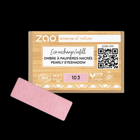 Zao 長方礦物眼影補充裝 Rectangle Eyeshadow Refill